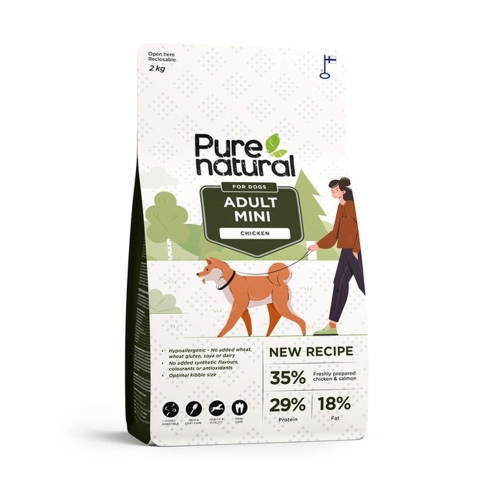 Purenatural sausas maistas mažų veislių šunims su vištiena, 2 kg