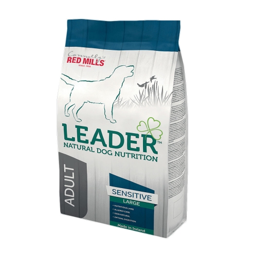 Leader Adult Sensitive Large maistas jautraus virškinimo šunims, 12 kg