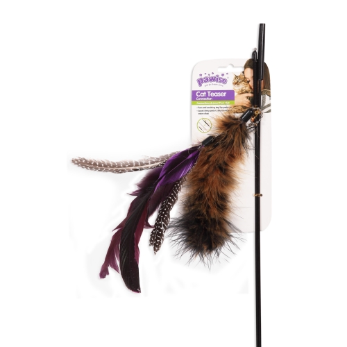 Pawise meškerė katėms su 3 keičiamais žaisliukais