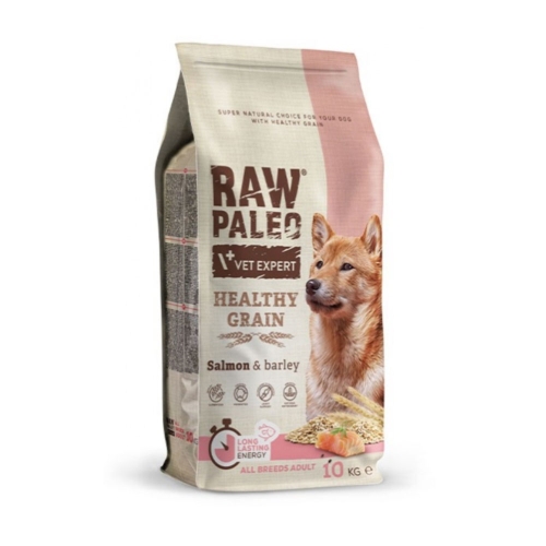 Raw Paleo Healthy Grain Adult sausas maistas šunims su lašiša, 10 kg