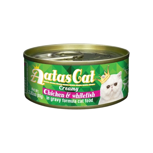 Aatas Cat Creamy Chicken&Whitefish, 80 g