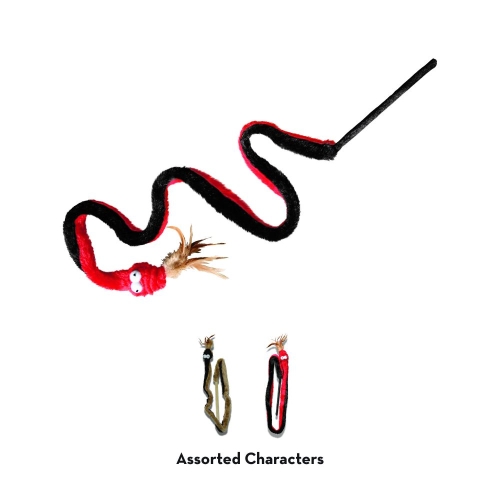 *Kong Teaser Snake žaislas katėms, 30 cm, įv. spalvų