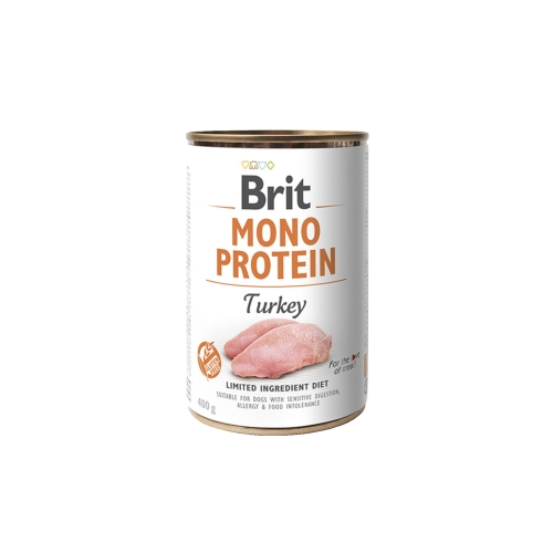 Brit Care Mono Protein konservai šunims su kalakutiena, 400 g