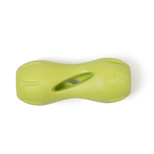 West Paw Qwizl guminis žaislas, 17 cm, žalias