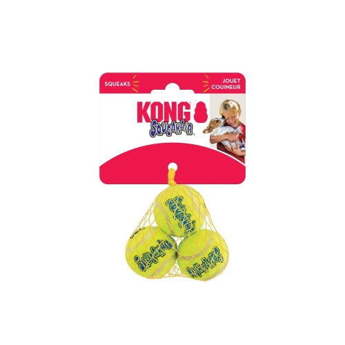 KONG SqueakAir Ball cypsintys žaislai, M dydis, 3 vnt.