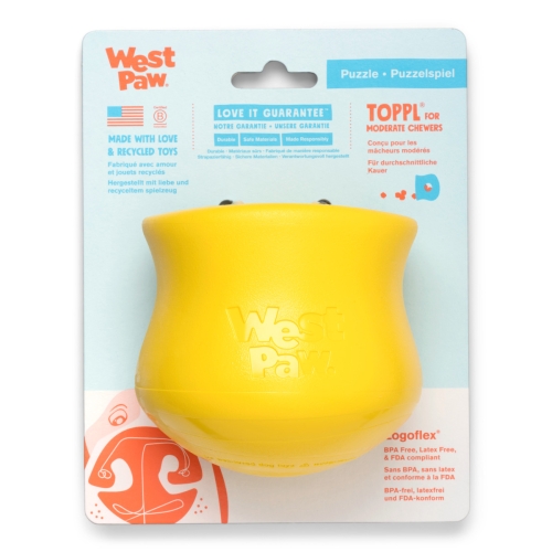West Paw Toppl užkandžiais pildomas žaislas šunims, L dydis