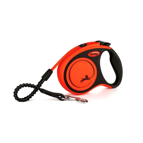 Flexi Xtreme automatinis juostinis pavadėlis, M/5 m, oranžinis