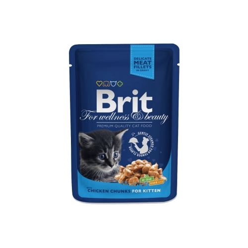 Brit Premium konservai kačiukams su višt. 100g