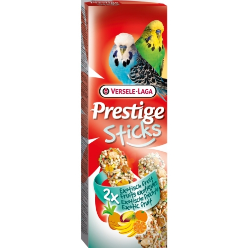 Versele-Laga banguotosioms papūgėlėms su egzotiniais vaisiais 2 vnt