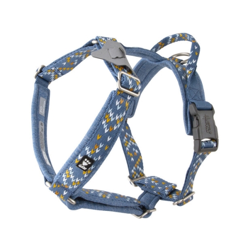 Hurtta Razzle-Dazzle Y-formos petnešos, 35-45 cm, mėlynos