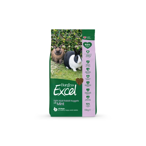 Burgess Excel Light maistas triušiams, 1,5 kg