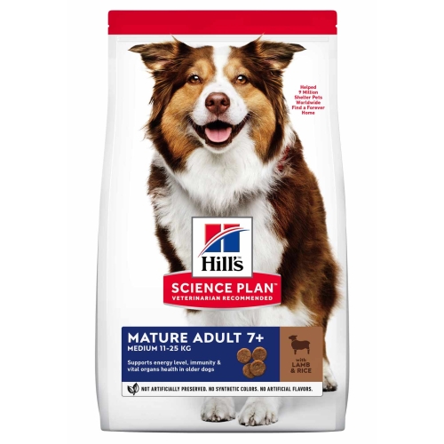 Hill´s Science Mature Adult maistas šunims su ėriena, 2,5 kg