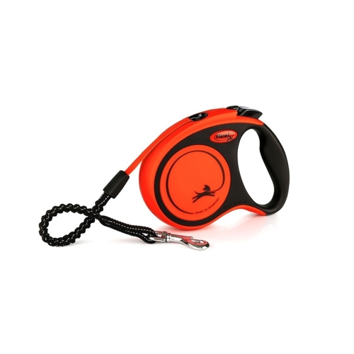Flexi Xtreme automatinis juostinis pavadėlis S/5 m, oranžinis