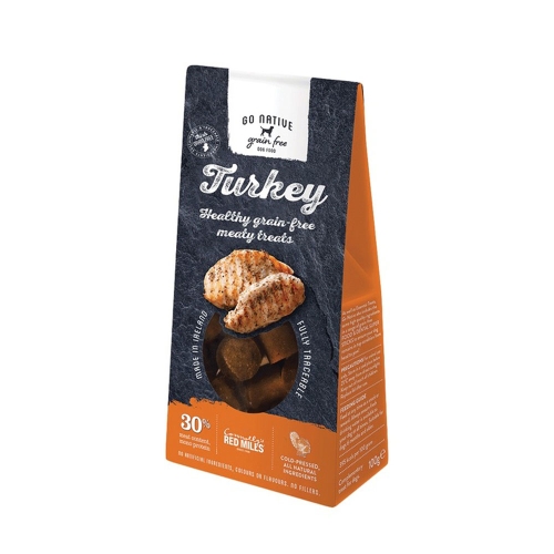 Go Native Essentials skanėstai šunims su kalakutiena, 100 g