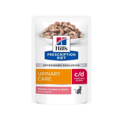 Hill's PD Feline c/d konservai katėms su lašiša, 85 g