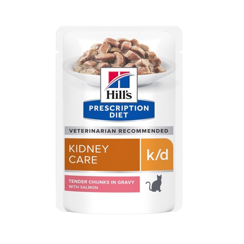 Hill's PD Feline k/d konservai katėms su lašiša, 85 g