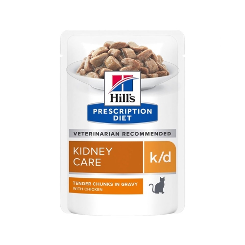 Hill's PD Feline k/d konservai katėms su vištiena, 85 g