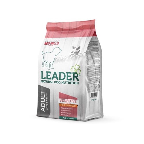 Leader Sensitive Medium sausas maistas šunims su lašiša, 2 kg