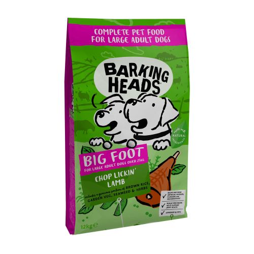 Barking Heads Chop Lickin' Lamb maistas didelių veislių šunims. 12 kg