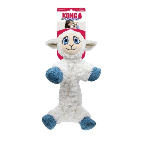 Kong Low Stuff Flopzie minkštas žaislas-ėriukas, XL, 38 cm