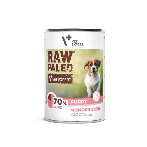 Raw Paleo Puppy konservai šuniukams su kiauliena, 400 g