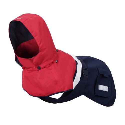 Rukka Wavy lietpaltis, 50 cm, raudonas