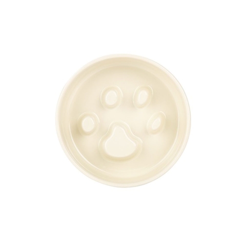 Scruffs Icon lėto valgymo dubenėlis, 16 cm, kreminės spalvos