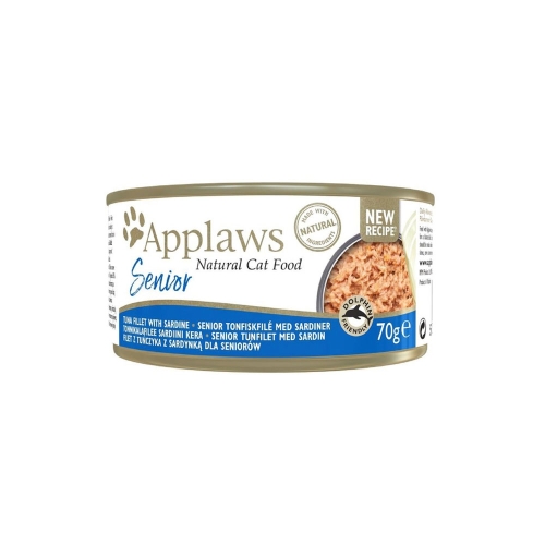 Applaws konservai katėms senjorėms su tunu ir sardine, 70 g