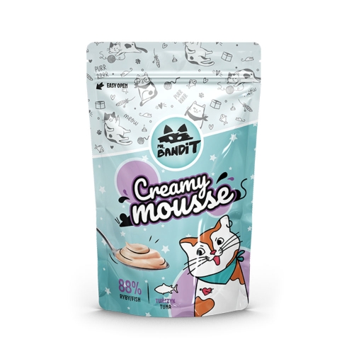 Mr.Bandit Creamy Mousse skanėstai katėms su tunu, 60g