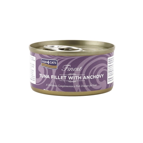 Fish4Cats konservai, su tunu ir ančiuviais 70 g