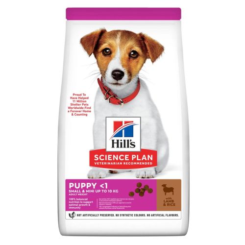 Hill's Science Plan Small&Mini Puppy maistas šuniukams su ėriena,1,5kg