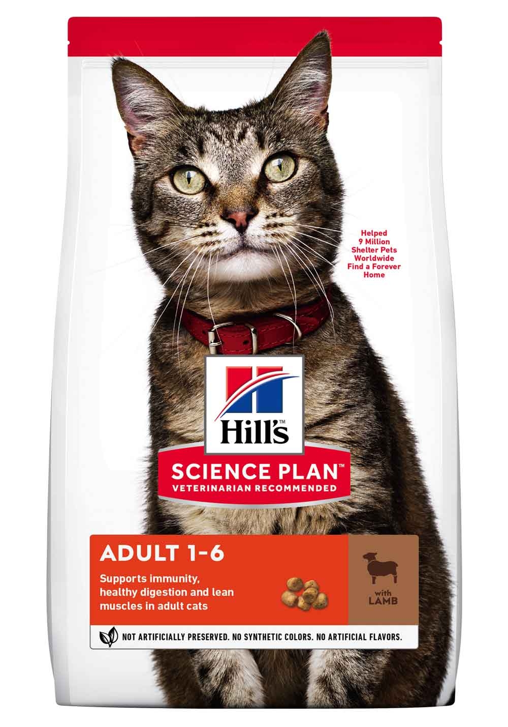 Hill's Science Plan Adult sausas maistas katėms su ėriena, 300 g -  6