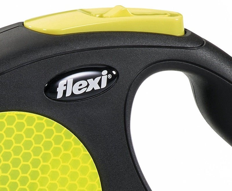 Flexi Neon automatinis virvinis pavadėlis S/5 m, neoninis -  2