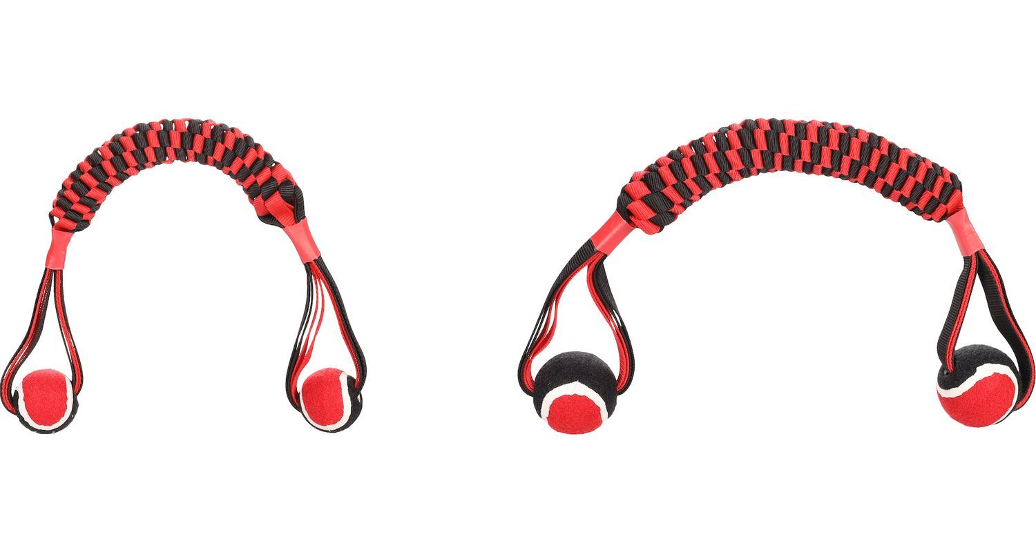 Flamingo Woven pintas žaislas su kamuoliukais, 55 cm -  2