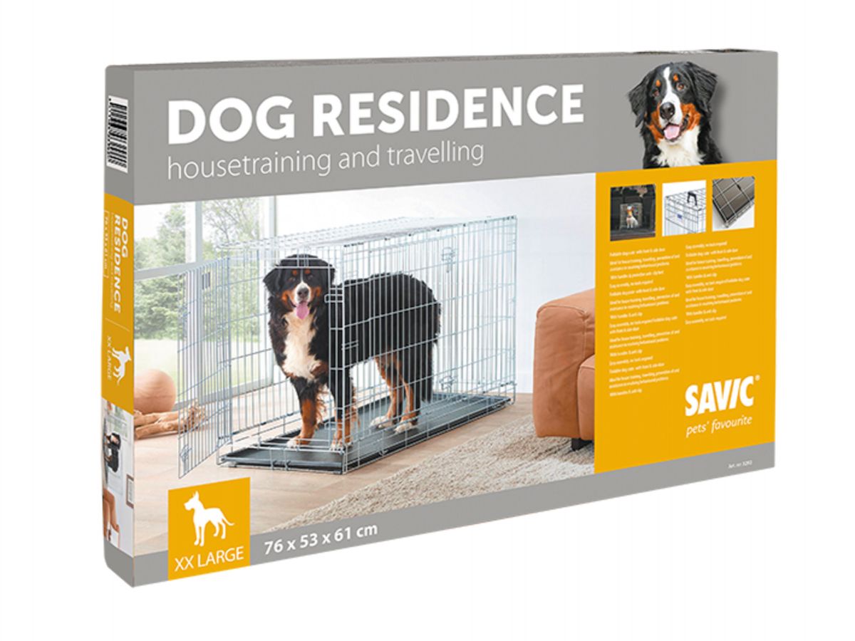 Savic Dog Residence šuns metalinis šuns narvas, 118x76x82 cm -  3