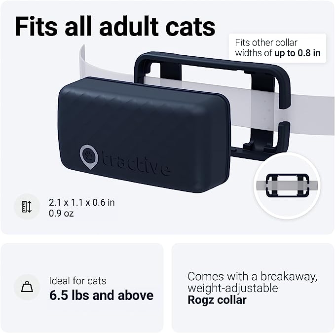 Tractive Cat Mini GPS padėties nustatymo prietaisas -  3