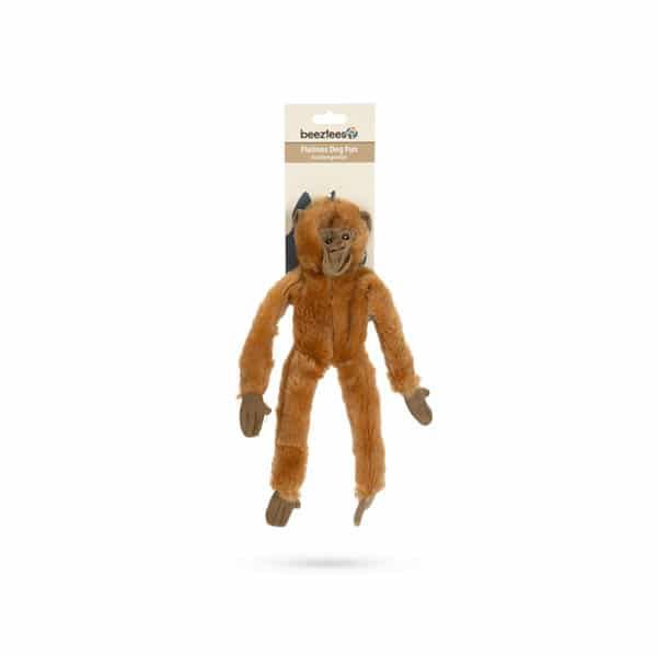 Beeztees Flatinos beždžionėlė žaislas šunims, 50 cm, rudas -  2