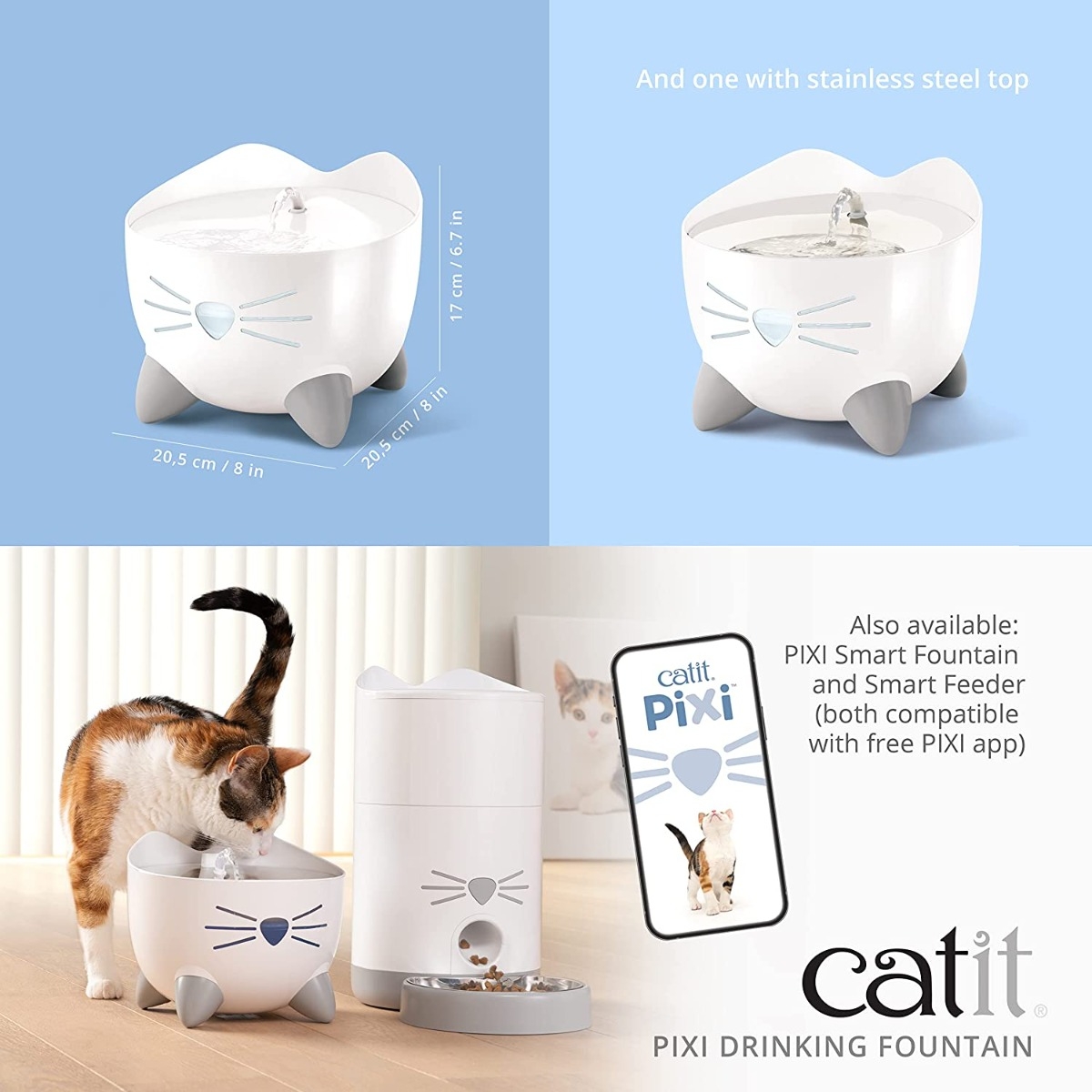 Catit Pixi automatinė girdykla - fontanas, baltas -  4
