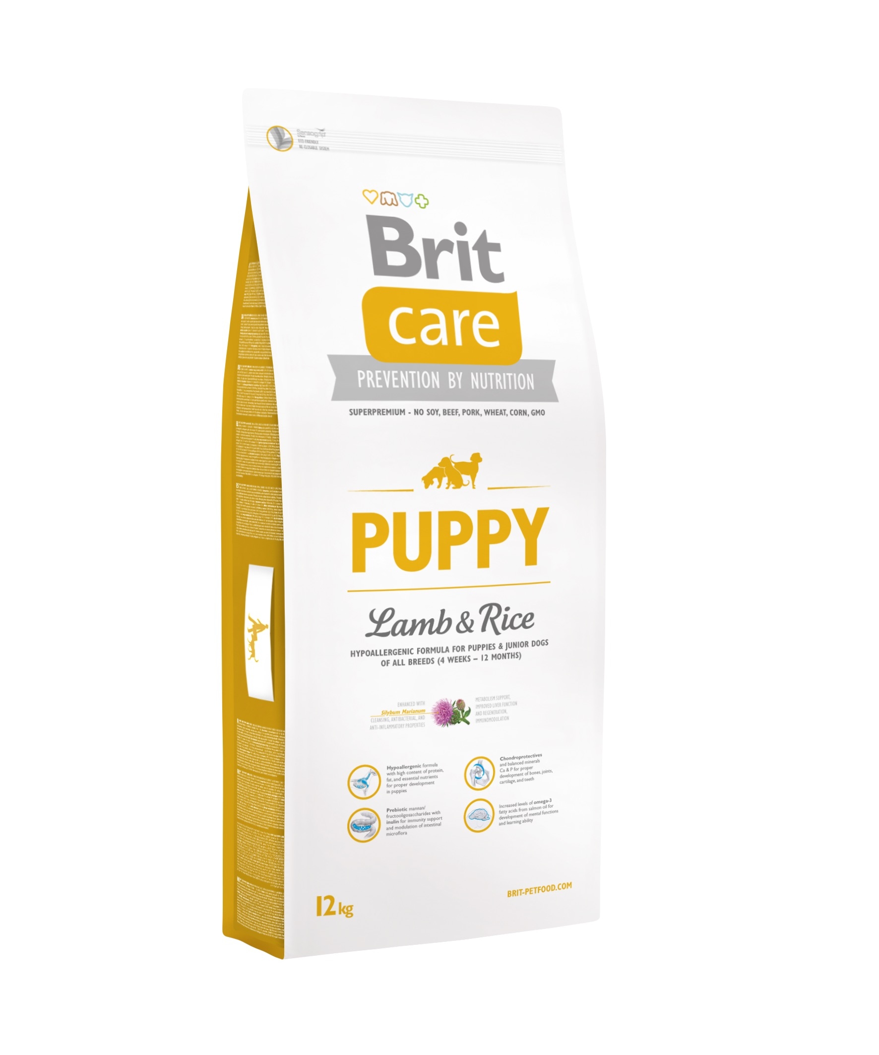 Brit Care Puppy sausas maistas šuniukams su ėriena, 12kg -  2