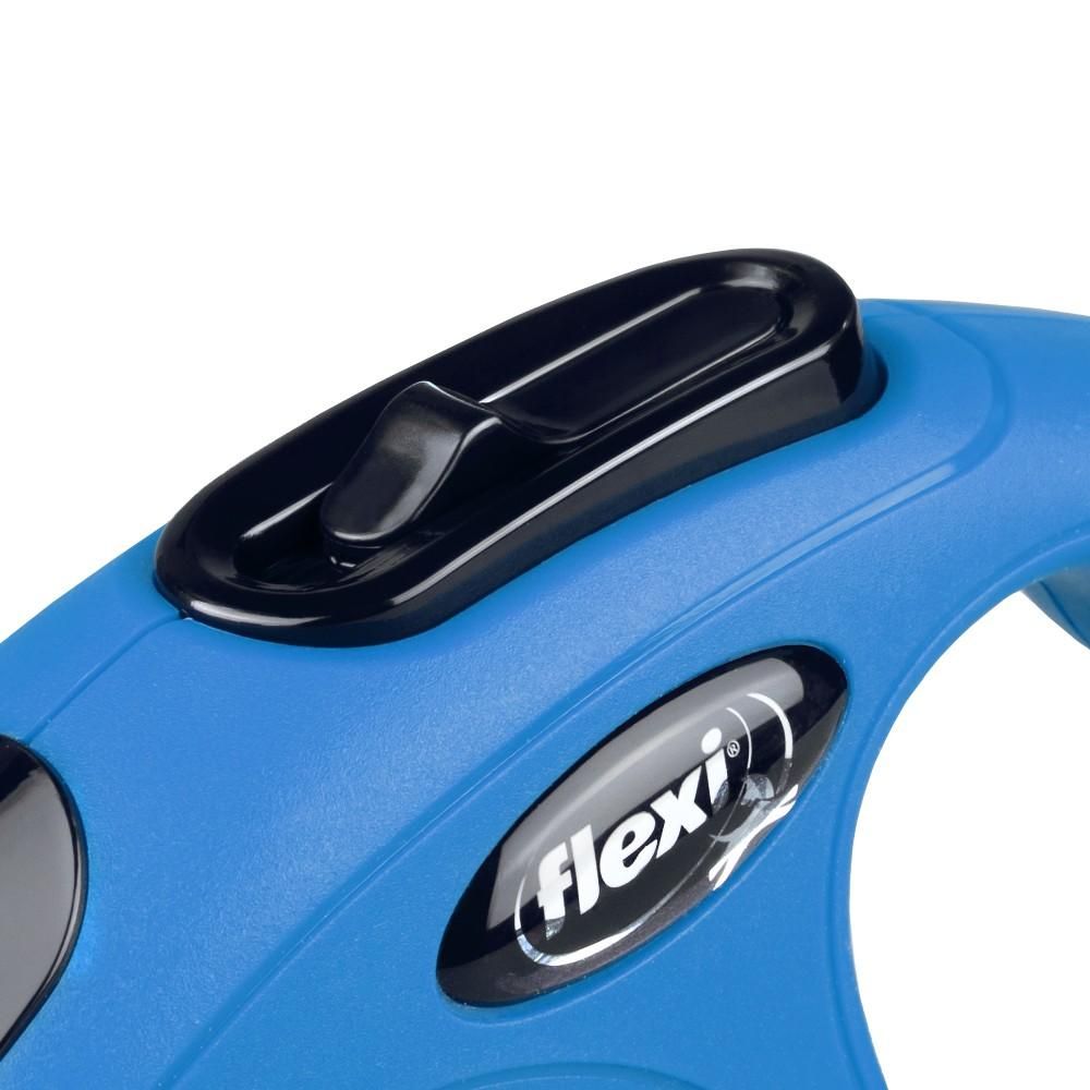 Flexi Classic automatinis juostinis pavadėlis, S/5 m, mėlynas -  3