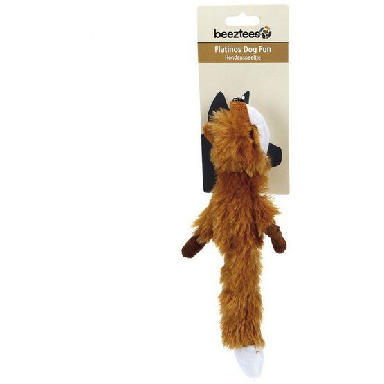 Beeztees Flatinos lapė žaislas šunims, 52cm, rudas -  2