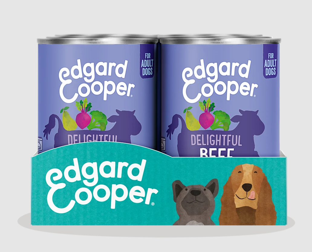 Edgard Cooper konservuotas maistas šunims, su jautiena, 400g -  3