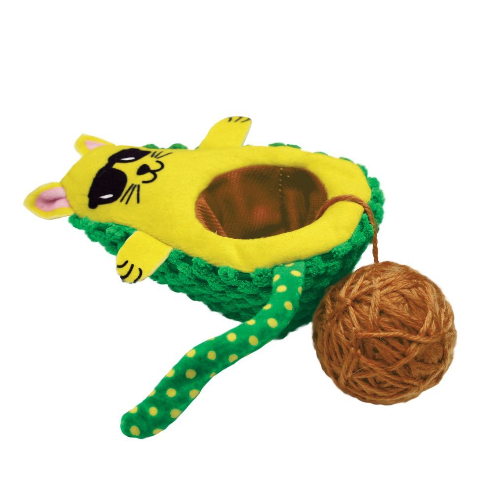 KONG Wrangler AvoCATo žaislas katėms, 7,6 cm -  2