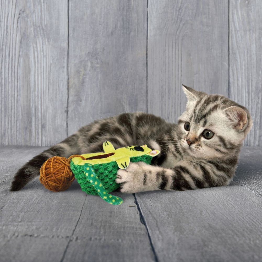 KONG Wrangler AvoCATo žaislas katėms, 7,6 cm -  3