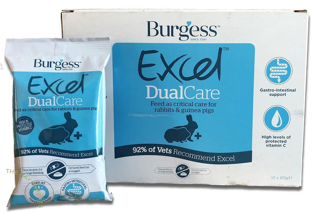 Burgess Excel Dual Care maisto papildas triušiams ir j.kiaulytėms, 60g -  2