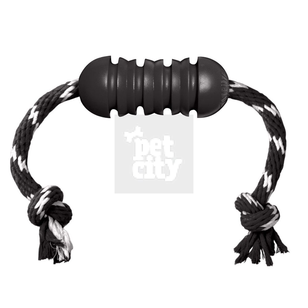 KONG Extreme Dental Rope žaislas šunims, M dydžio, juodas -  2