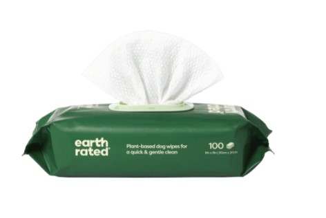 Earth Rated šunų priežiūros servetėlės, 100 vnt., bekvapės -  4
