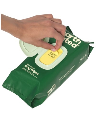 Earth Rated šunų priežiūros servetėlės, 100 vnt., bekvapės -  5
