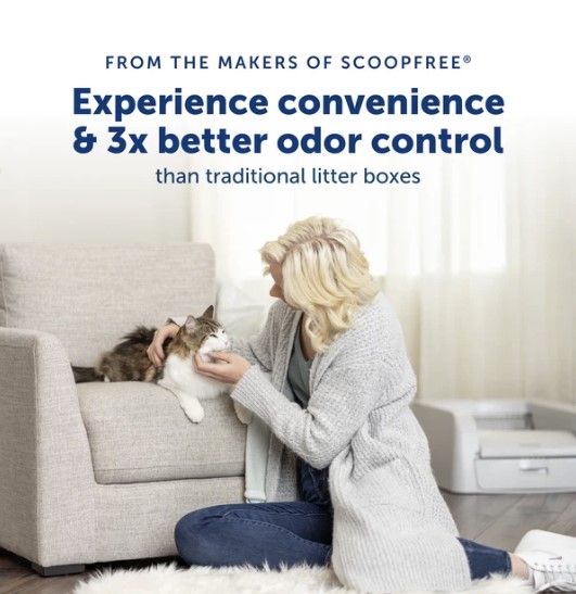 PetSafe Scoopfree savaime išsivalantis kačių tualetas, 53x27x73 cm -  3
