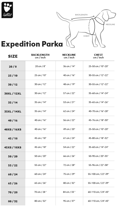 Hurtta Expedition Parka striukė, 20 cm, oranžinė -  2